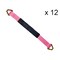 Tie 4 Safe 2" x 21" Axle Straps w/ Sleeve & D Rings, WLL: 3, 333 lbs., PK12 RT41A-21M18-PK-C-12 - alternate 1